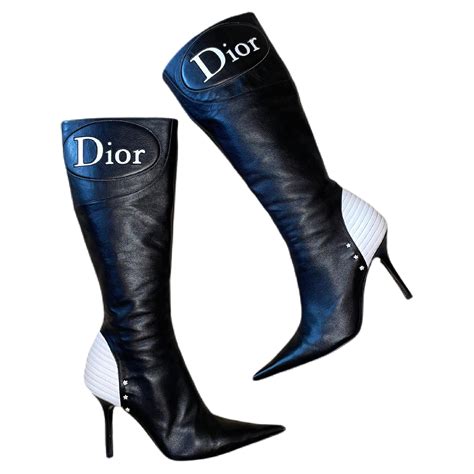 dior sale boots|Dior over the knee boots.